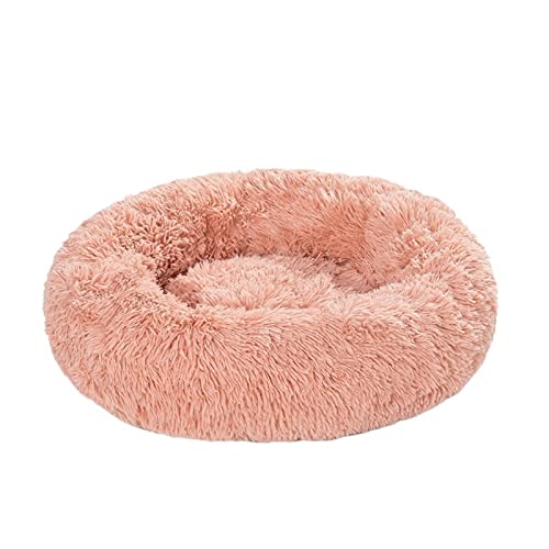 ATUMY Hundematte Hundebett Katzenbett Winter Warm House Hundebetten Waschbar Outdoor Großes Haustier Katze Hundebett Warme Matte(Fairy Pink,M-60CM) von ATUMY