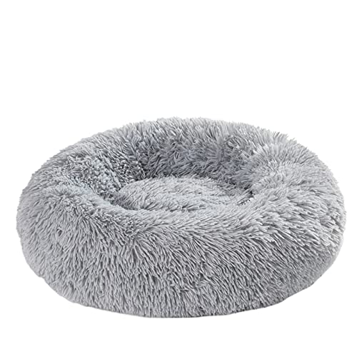 ATUMY Hundematte Hundebett Katzenbett Winter Warm House Hundebetten Waschbar Outdoor Großes Haustier Katze Hundebett Warme Matte(Light Grey,L-70CM) von ATUMY