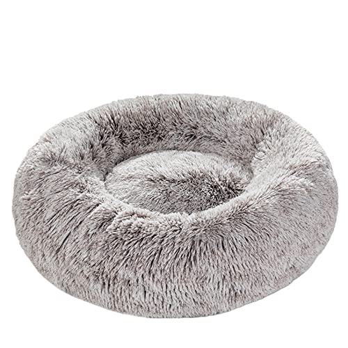 ATUMY Hundematte Hundebett Katzenbett Winter Warm House Hundebetten Waschbar Outdoor Großes Haustier Katze Hundebett Warme Matte(White Brown,L-70CM) von ATUMY