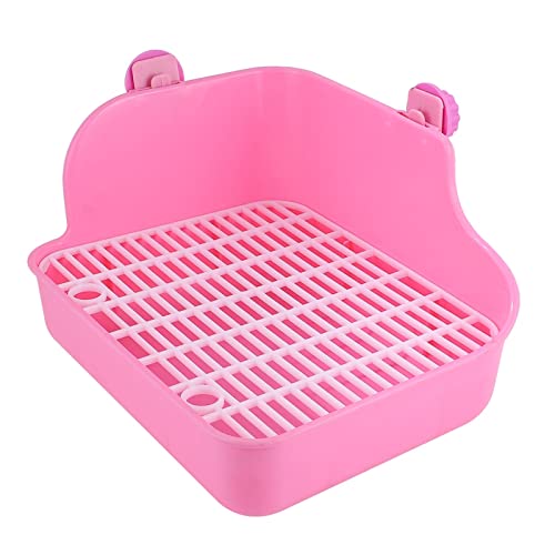 ATUMY Hundetoilette Haustiermatte Haustiertoilette, Haustier-Töpfchentrainer, Hundetrainingstoilette für Kleintiere, Hamster, Rennmäuse, Hasen, Chinchillas, Meerschweinchen(Pink) von ATUMY