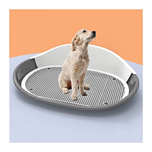 ATUMY Hundetoilette Haustiermatte Hundetöpfchen, tragbares Hunde-PIPI-Training, Katzen-Hundetoilette, Welpentoilette, Katzentoilette, Bettpfanne, Hunde-PIPI-Pad(Gray) von ATUMY