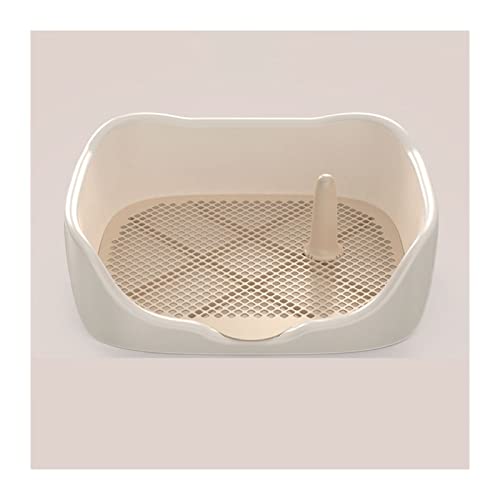 ATUMY Hundetoilette Haustiermatte Hundetoilette aus Kunststoff für Kätzchen, Kaninchen, Hundetöpfe, Becken für Haustiere, Welpen, für den Innenbereich(1,S 45x38X16CM) von ATUMY