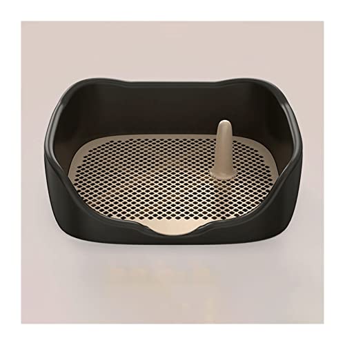 ATUMY Hundetoilette Haustiermatte Hundetoilette aus Kunststoff für Kätzchen, Kaninchen, Hundetöpfe, Becken für Haustiere, Welpen, für den Innenbereich(2,M 50X41.5X16CM) von ATUMY