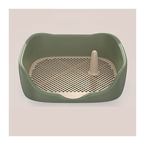 ATUMY Hundetoilette Haustiermatte Hundetoilette aus Kunststoff für Kätzchen, Kaninchen, Hundetöpfe, Becken für Haustiere, Welpen, für den Innenbereich(4,M 50X41.5X16CM) von ATUMY