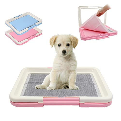 ATUMY Hundetoilette Haustiermatte Hundetraining Toilette Indoor Hunde Töpfchen Pet Toilette Katzen Katze Wurf Box Welpen Pad Holder Tray Pet Supplies 47 * 34cm(1) von ATUMY