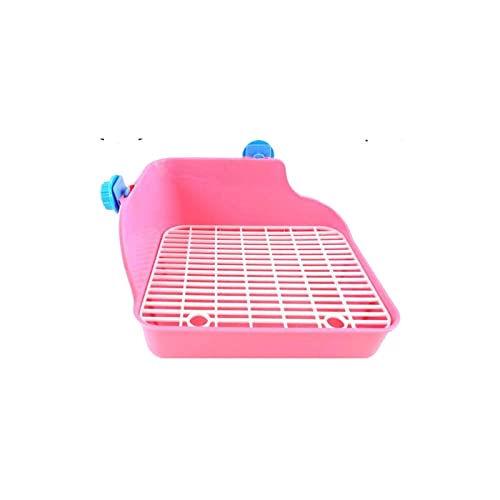 ATUMY Hundetoilette Haustiermatte Kleintier-Toilettentöpfchen, Innentoilette, Haustier-Toilette, Haustier-Katzentoiletten-Trainer, Hasen-Katzenklo-Reiniger(Pink) von ATUMY