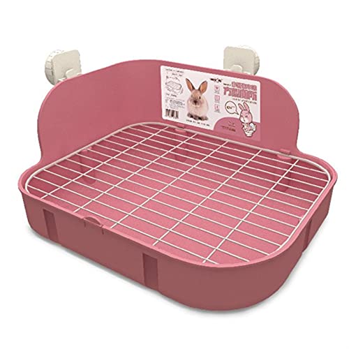 ATUMY Hundetoilette Haustiermatte Nützliche Haustiere, kleine Toilette, quadratisch, Bettpfanne, Töpfchen, Bettwäsche, Katzentoilette für Tiere(Pink) von ATUMY