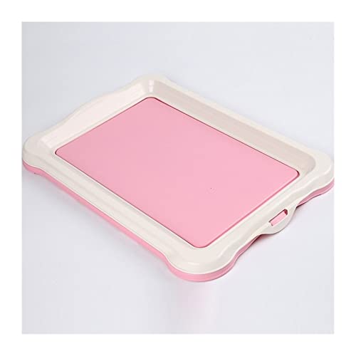 ATUMY Hundetoilette Haustiermatte Rosa Tragbare Abnehmbare Hunde-Trainings-Toiletten-Tablett Indoor-Welpen-Katzen-Wurf-Box-Haustier-Supplies Indoor-Hunde-Töpfchen von ATUMY