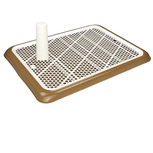 ATUMY Hundetoilette Haustiermatte Tragbare Haustier Toilettenstraining Kunststoff Toilettenkissen Mit Säulentraining Töpfchen Pad Pad Tray Toilettentraining Indoor Dog Töpfchen(3) von ATUMY