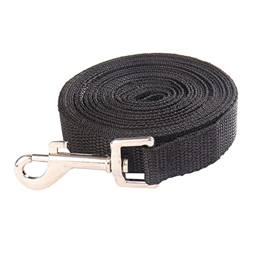 ATUMY Verstellbare Führleine Hundeleine 1,5 1,8 3 6 10 15 20 30 50M Solide Hundeleine für große Hunde Pet Puppy Walking Training Lead Rope(Black,20 m x 2.0 cm) von ATUMY