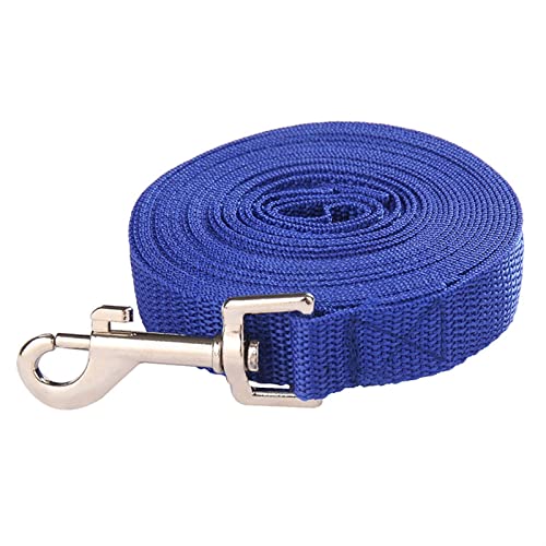 ATUMY Verstellbare Führleine Hundeleine 1,5 1,8 3 6 10 15 20 30 50M Solide Hundeleine für große Hunde Pet Puppy Walking Training Lead Rope(Blue,1.5 m x 2.0 cm) von ATUMY