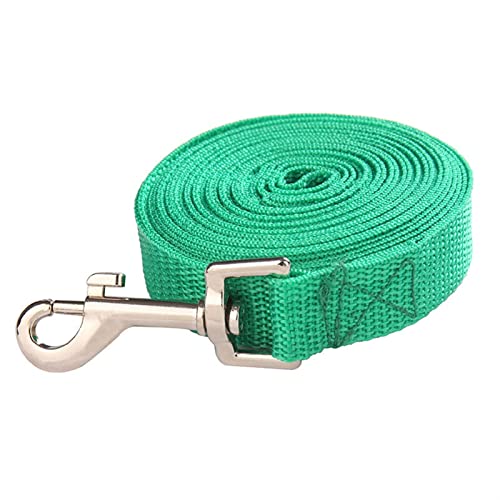 ATUMY Verstellbare Führleine Hundeleine 1,5 1,8 3 6 10 15 20 30 50M Solide Hundeleine für große Hunde Pet Puppy Walking Training Lead Rope(Green,1.8 m x 2.0 cm) von ATUMY