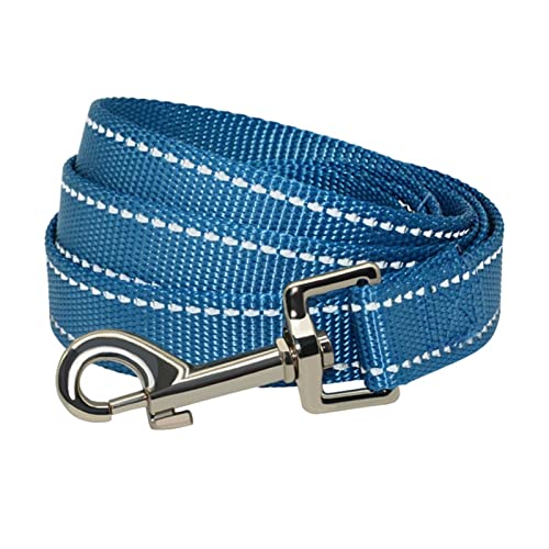 ATUMY Verstellbare Führleine Hundeleine 3M Hundeleine für kleine mittelgroße Hunde im Freien, Hundehalsband und Leine, Haustiere, Katzen, Hundeseil(Blue,1.5cm x 150cm) von ATUMY