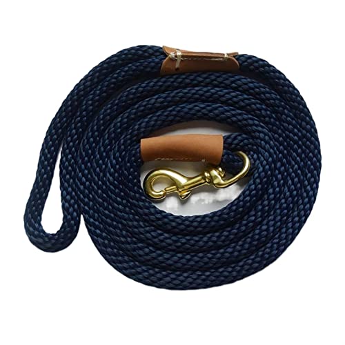 ATUMY Verstellbare Führleine Hundeleine Hundetrainingsleine, Seil, leicht, klein, mittelgroß, Hunde-Tracking-Leinen, 2 m, 5 m, 10 m(Deep Blue,5M(16ft)) von ATUMY