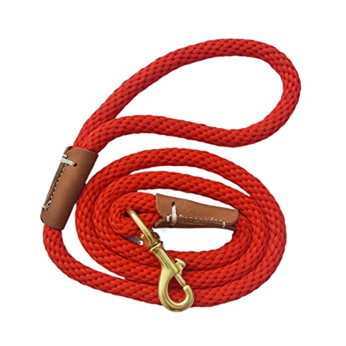 ATUMY Verstellbare Führleine Hundeleine Hundetrainingsleine, Seil, leicht, klein, mittelgroß, Hunde-Tracking-Leinen, 2 m, 5 m, 10 m(Red,1.5M (5ft)) von ATUMY