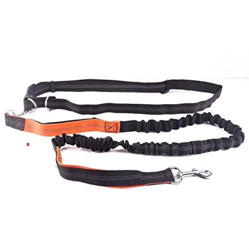 ATUMY Verstellbare Führleine Hundeleine Laufende Hundeleine Haustierprodukte Hundegeschirr Halsband Joggingleine Verstellbare Taillenleinen(Burgundy) von ATUMY