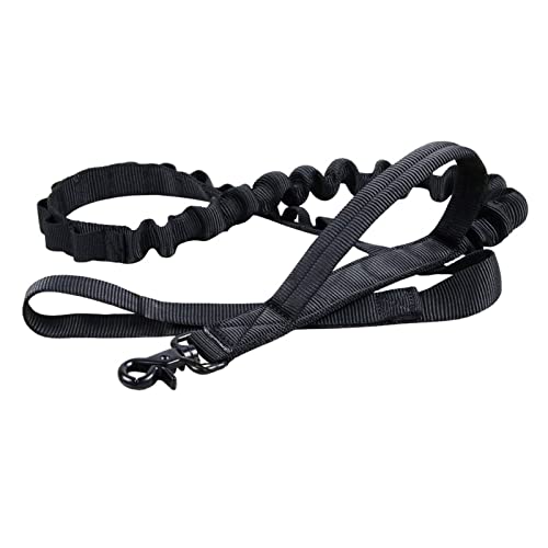 ATUMY Verstellbare Führleine Hundeleine Taktisches Hundehalsband-Leine-Set, verstellbar, militärische Haustier-Halsband-Leine, mittelgroßer Hund(Red,L) von ATUMY