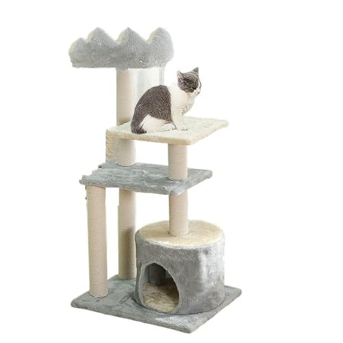 ATUMY möbel für Katzen Katzennestbaum, eine kleine Katze, Massivholz, Katzenkratzbaum, großes Katzenkratzbrett, Katzenturm katzenbaum(A3) von ATUMY