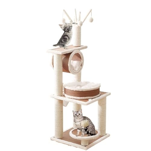 ATUMY möbel für Katzen Katzennestbaum, eine kleine Katze, Massivholz, Katzenkratzbaum, großes Katzenkratzbrett, Katzenturm katzenbaum(A6) von ATUMY