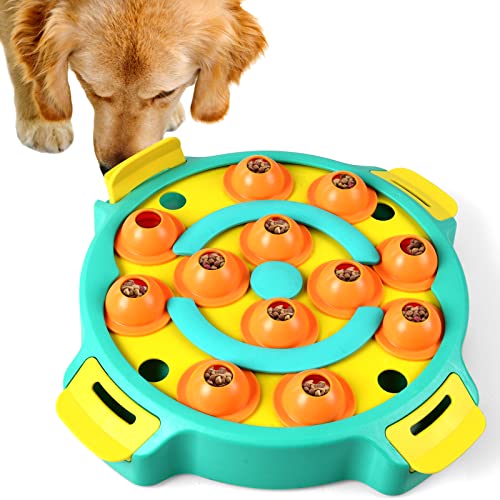 AUAUY Puzzle-Spielzeug für Hunde, Interaktives Hundespielzeug, Intelligenzspielzeug Hundenapf Katzen Fressnäpfe, Leckerli Spender Langsames Futternapf-Spielzeug für Kleines Mittelgroßes Hunde von AUAUY