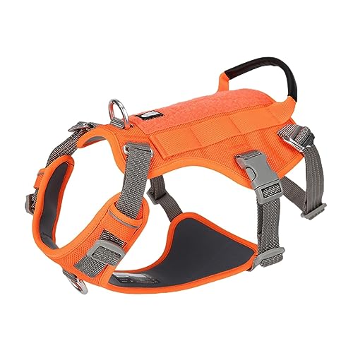 AUHAIEM Harnais Pour Chien Pour Chiens Gilet RéFléChissant Pour Chien Gilet Rembourré RéGlable Pour Animal De Compagnie Avec PoignéE De ContrôLe Facile,Red XL von AUHAIEM