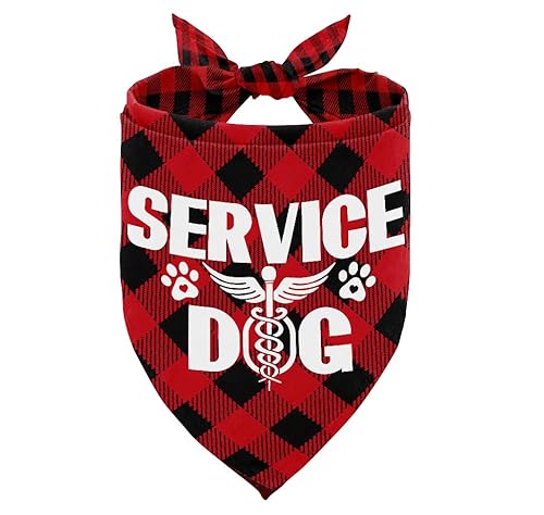 Hundehalstuch, Diensthund Dreieck Hund Bandana, Hundetuch Klassischer Plaid Druck, Hund Schal Zubehör, Hund Bandana Haustier Schal, Haustier Schal, Haustier Schal Zubehör, Hund Bandana Geschenk (J25) von AUII JO DESIGN