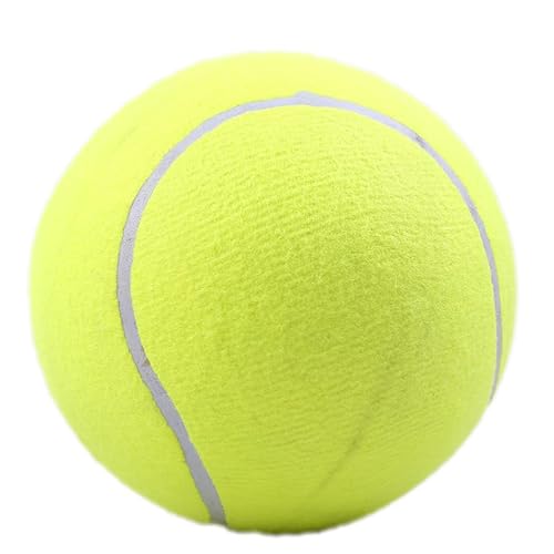 AUPART Aufblasbare riesige Tennisbälle, 24,1 cm, großes Haustierspielzeug für OutdoorIndoor-Sport, übergroßer Hundespielzeugball für kleinemittelgroße Hunde, lustige Geschenke, großer Tennisball von AUPART