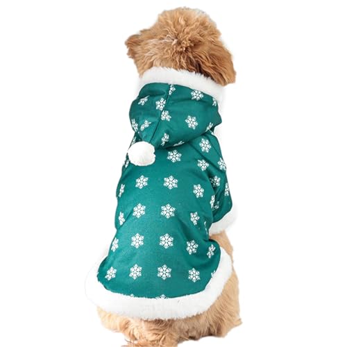 AUTOECHO Gepolsterter Hundemantel, warme Winterjacke für Hunde - Weihnachten Dicke Winter warme Hundeweste,Dick gepolsterte Weste, Dicke winterwarme Hundeweste, Winddichte warme Hundekleidung für den von AUTOECHO