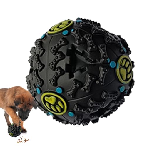 AUTOECHO Hundefutterball,Hundewackelball - Schnüffelball für Hunde,Interaktive Slow-Feeder-Bälle, kreativer Leckball für Hunde mit Kichergeräusch für die Futtersuche von Hunden von AUTOECHO