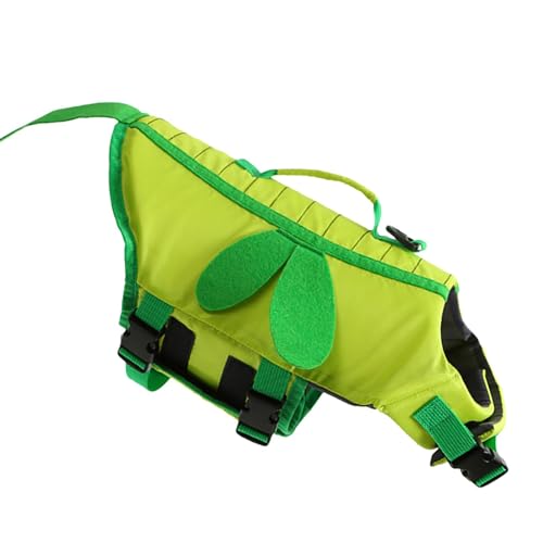 AUTOECHO Hundeschwimmwesten zum Bootfahren – Ripstop-wasserdichte Hunde-Wasserweste mit Griff, modischer Hunde-Badeanzug, Haustier-Schwimmweste mit Schnellverschluss-Schnalle für Wassersport von AUTOECHO