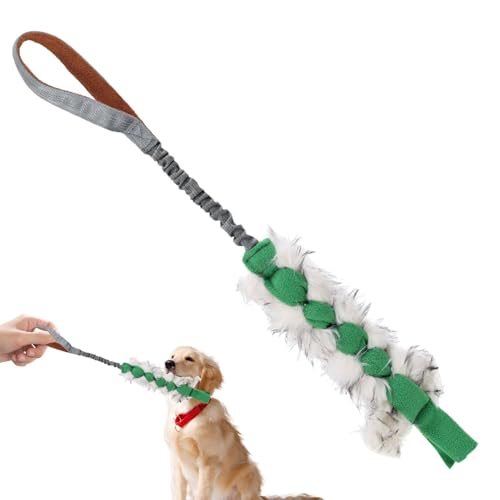 AUTOECHO Hundespielzeugseil, Hundeschleppspielzeug | Interaktives Beißspielzeug für Hunde,Quietschendes Hunde-Kauspielzeug, Hunde-Schleppseil, Heimtierbedarf, Hunde-Schleppspielzeug mit elastischem von AUTOECHO