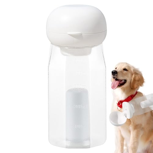 AUTOECHO Hundewasserflaschen zum Spazierengehen, Hundewasserflaschenspender, Wasserspender für Welpen, 21 Unzen leichte, tragbare, auslaufsichere, einfach zu verwendende Hundewasserflasche mit von AUTOECHO