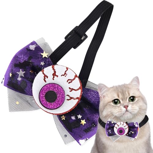 AUTOECHO Katzenhalsband für kleine Hunde – rutschfestes, weiches und bequemes Katzenhalsband, Kätzchen-Halsbänder, Hundegeschirr für Halloween-Partys, Weihnachtsfeiern von AUTOECHO