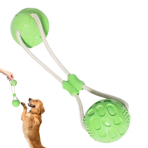 AUTOECHO Kleines Hundeseilspielzeug, Saugnapf-Hundespielzeug | Kauspielzeug für Hunde mit Saugnapf,Interaktives Hundespielzeug, wiederverwendbarer Ball mit Seil, Hundespielzeug, Welpenbeißring für von AUTOECHO