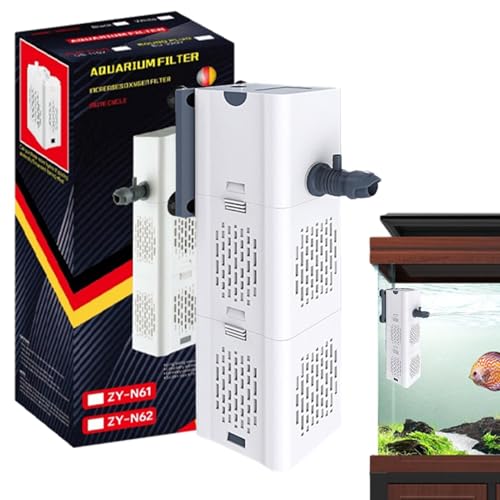 AUTOECHO Schildkrötenpanzerfilter, Aquariumpumpe und Filtersystem - Schildkrötenteichfilter | Aquarium-Filtersystem, Luft-Sauerstoff-Belüfter für Aquarium, Aquarium, Schildkrötenbecken, Zuhause, von AUTOECHO