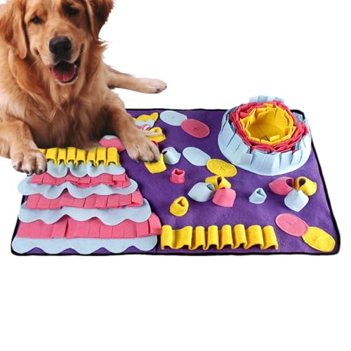 AUTOECHO Schnüffelmatte für Hunde | Interaktive Leckerli-Matte für Hunde | Spielzeug zur Bereicherung für Hunde, Futtermatte, Grabspielzeug, geistige Stimulation, Langeweile bekämpfen, Stressabbau im von AUTOECHO