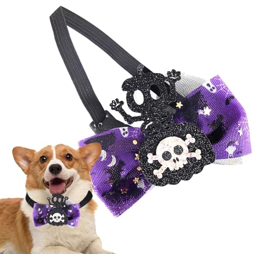 AUTOECHO Sicheres Kätzchen-Halsband mit Anhänger, rutschfest, weich und bequem, Katzenhalsband, Hundegeschirr für Halloween-Partys, Weihnachtsfeiern von AUTOECHO