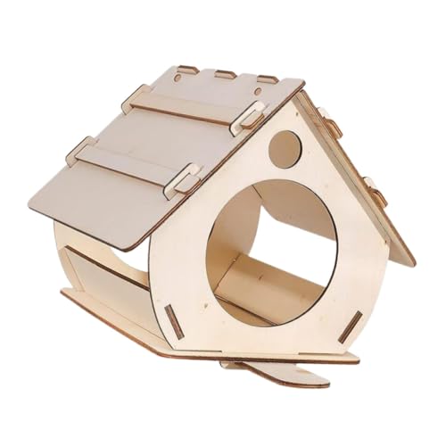 AUTOECHO -Vogelhaus-Bausatz, Vogelhaus-Bausatz aus Holz - Vogelhaus aus Holz für Erwachsene zum Bauen,Kreative Outdoor Hängen Vogelhaus Unvollendete Vogelhaus Vogelkäfig Herstellung Für Garten, Hof von AUTOECHO