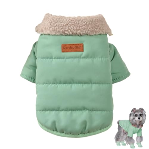 AUTOECHO Warme Hundejacke, Haustierkleidung,Warme Winddichte Hundebekleidung | Zweibeinige Jacke mit modischem Kragen-Design, Haustier-Kostüme, Mäntel für Hunde bei kaltem Wetter für drinnen und von AUTOECHO