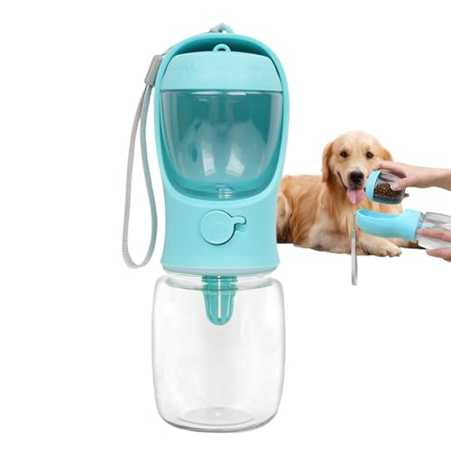 AUTOECHO Wasserspender für Haustiere, Trinkbecher für Katzen im Freien | Hundespaziergang-Wasserflasche,Auslaufsicherer Welpen-Wasserspender für Outdoor-Zubehör für Camping, Zuhause, Reisen, Wandern von AUTOECHO