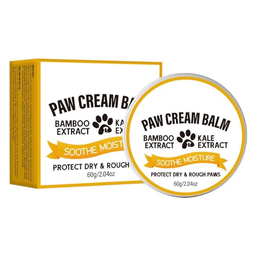 AUTOECHO Welpenpfotenbalsam, Katzenpfotenbalsam | 60g pflegende Hundefußcreme | Trockener Pfotenbalsam für Hunde, Katzen, Welpen, Haustier, Reparatur trockener, rissiger Haut, Haustierzubehör von AUTOECHO