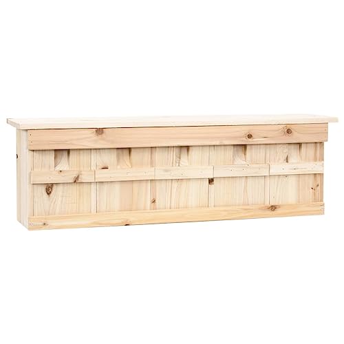 Home Outdoor Sonstiges Spatzenhaus mit 5 Räumen 68x15x21 cm Firwood von AUUIJKJF