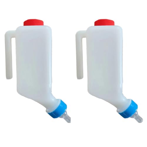 AUklOPVZZ 2 Stück/Set ABS Milchflaschen zum Aufhängen bieten EIN sanftes Fütterungserlebnis für Junge Lämmer. Kunststoff Clip zum Aufstecken für Lämmer und Katzen, 800 ml AUklOPVZZ 2 Stück/Set ABS Milchflaschen zum Aufhängen bieten EIN sanftes Fütterungserlebnis für Junge Lämmer. Kunststoff Clip zum Aufstecken für Lämmer und Katzen, 800 ml von AUklOPVZZ