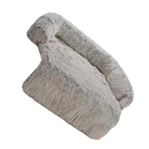 AUklOPVZZ Plüsch Haustier Hundebett, Komfort und Stil, kombiniert für den neuen Lieblingsplatz des Hundes im Winter, warme Haustierdecke, Polyester, leicht zu reinigen, Kaffee von AUklOPVZZ