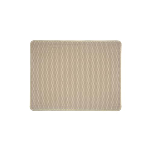 AUklOPVZZ Weiches und praktisches Katzenzubehör, sicher und ungiftig, leicht zu reinigende Katzentoilette, ABS Katzentoilette, niedlich, praktisch, Beige, 30 * 30cm von AUklOPVZZ