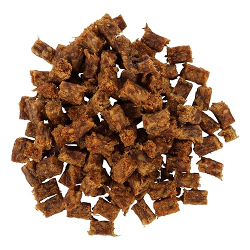 Hundesnacks, Natürliches Trockenfleisch Snacks, Entenwürfel. 80g. von AVANZONA