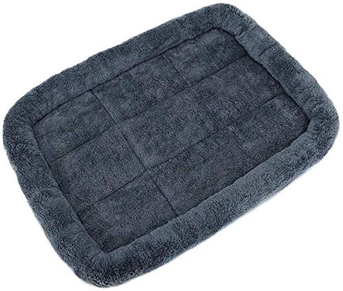 AVEEWA Haustierbetten Hundepolster-Bettmatte, Waschbares Haustier-Hundebett, rutschfeste Haustierkissen-Haustiermatratze, Hundekäfigmatte, Bequemer Und Weicher Zwinger-75 x 53 cm von AVEEWA