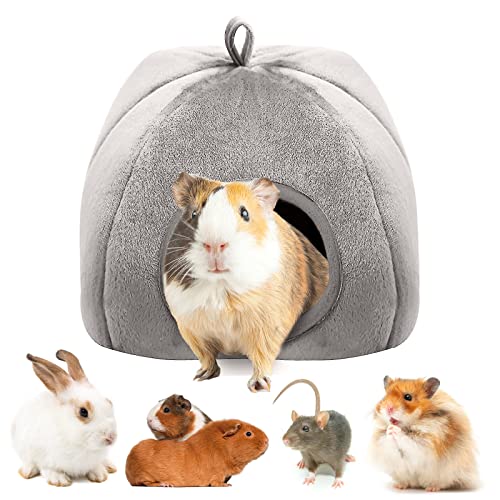 Meerschweinchen Haus, Kuschelhöhle für kleine Kaninchen, Hamster Meerschweinchen, waschbarer und gemütlicher Kuschelsack für Nager, Höhle und Bett, Kleintier Zubehör von AVIDA ZEN