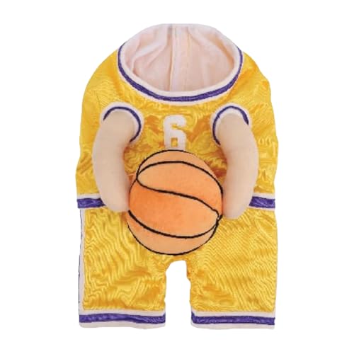 AVZYARDY Hunde-Basketballspieler-Kostüm mit Ball, Hunde-Basketball-Kostüm, lustiges Dress-up-Sport-Outfit, Halloween, Weihnachten, Cosplay-Kostüm von AVZYARDY