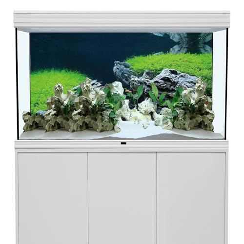 AWERT Aquarium-Hintergrund, 91,4 x 45,7 cm, Meeresalgen, Aquarium-Hintergrund, Wasserpflanze, Flussbett und See, Aquarium-Hintergrund, Vinyl-Hintergrund von AWERT